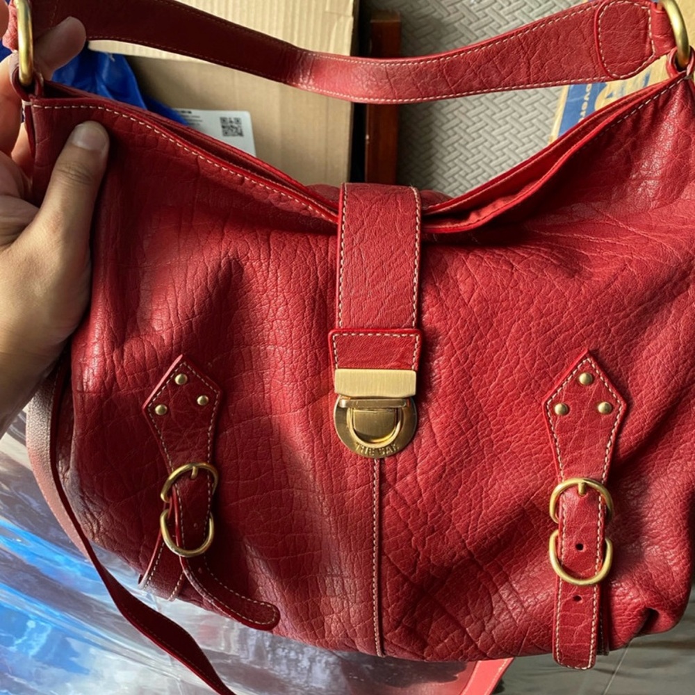 The Sak Red Leather Women's Bag